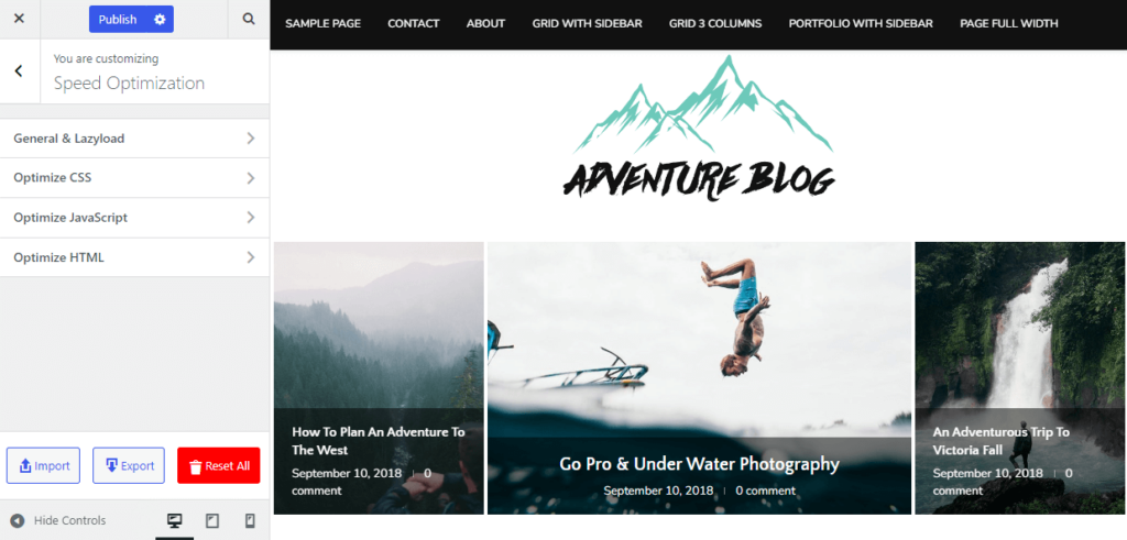 Soledad speed optimization