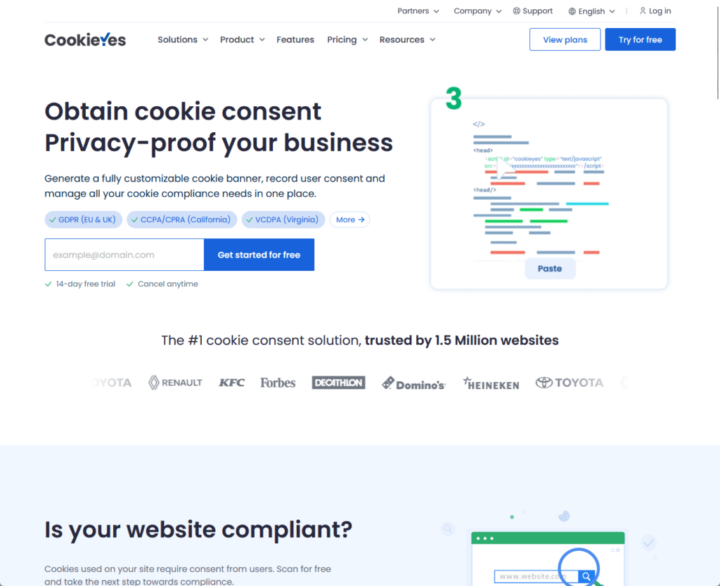 Obtain cookie consent Privacy-proof your business