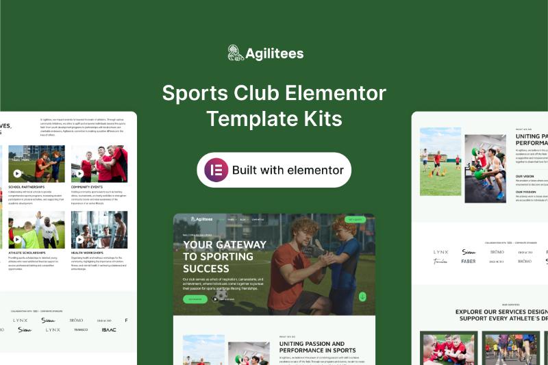 Agilitees - Sports Club Elementor Template Kit