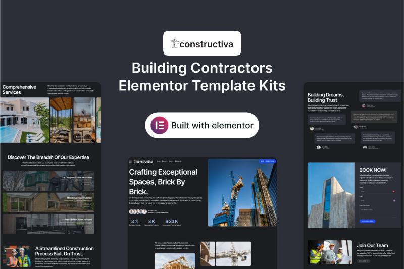 Constructiva - Building Contractors Elementor Template Kit