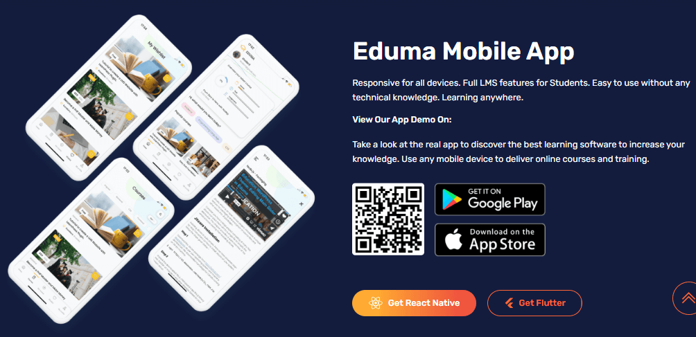 Eduma mobile app
