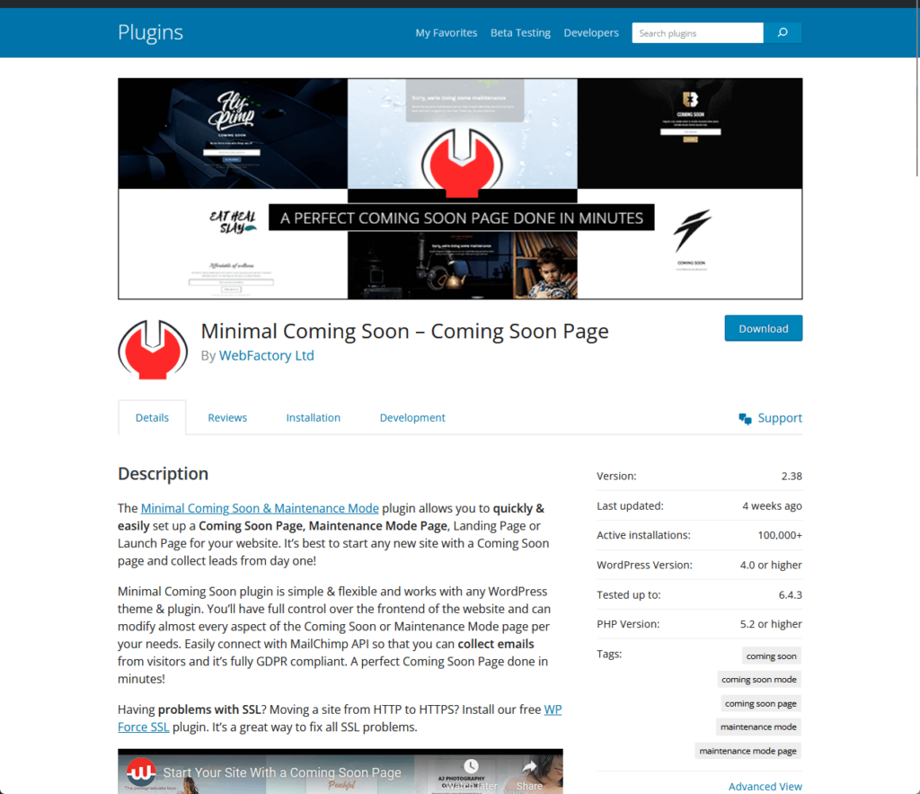 Minimal Coming Soon β Coming Soon Page By WebFactory Ltd