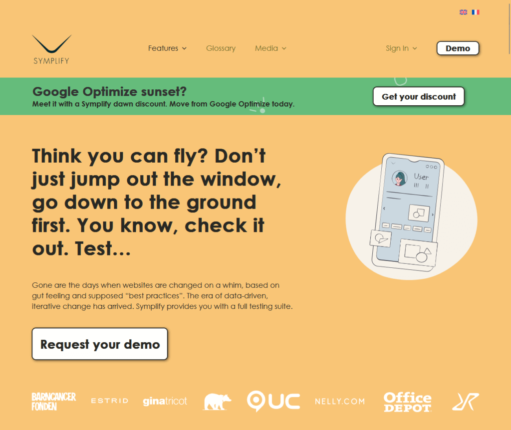 Think you can fly? Don’t just jump out the window, go down to the ground first. You know, check it out. Test…