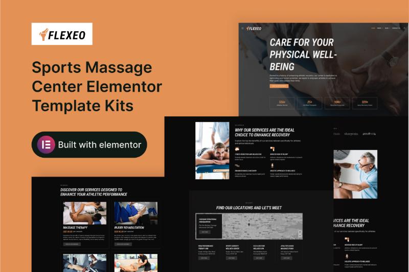 Flexeo - Sports Massage Center Elementor Template Kit