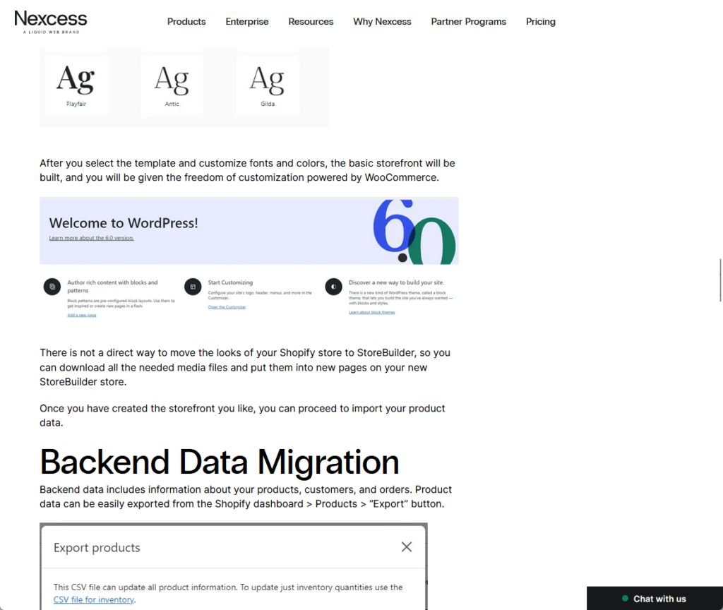 a sample help article from nexcess that shows well-written texts and annotated images
