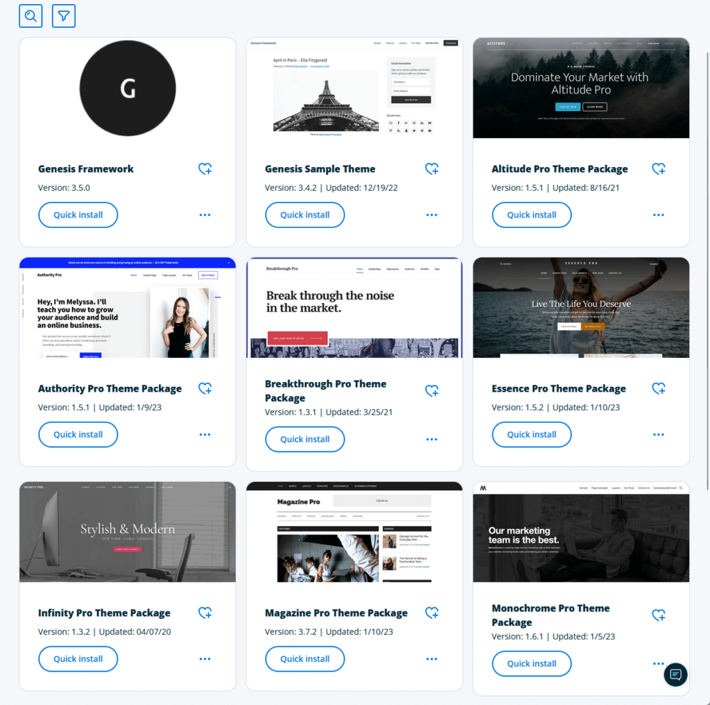 wp engine provides access to premium themes from studiopress