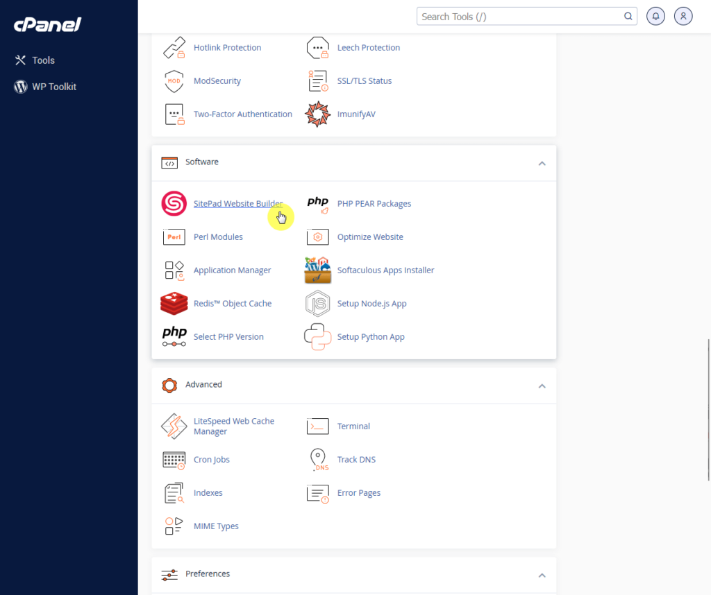chemicloud sitepad website builder