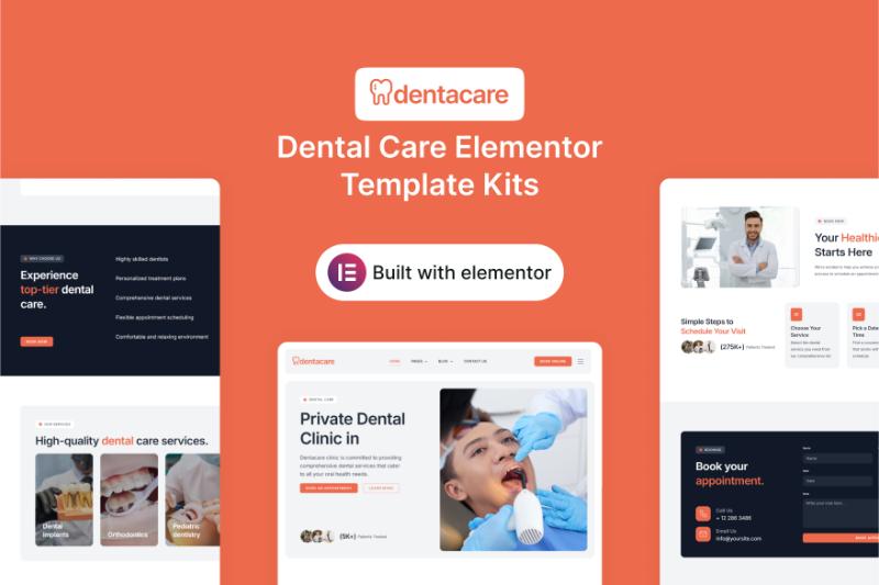 Dentacare - Dental Care Elementor Template Kit